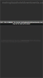 Mobile Screenshot of metroplazahoteldowntownla.com